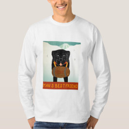 Mans Best Friend - Langärmelige T- Stephen Huneck T-Shirt