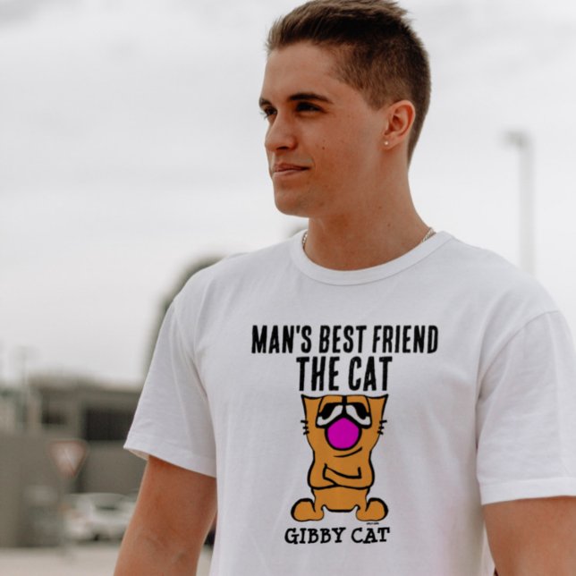MANS MEILLEUR AMI LE CHAT, GIBBY CHAT T-SHIRTS (Créateur téléchargé)