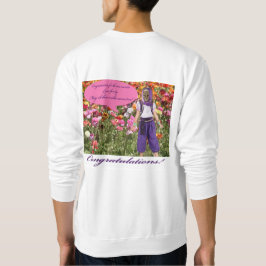 Mans Sweatshirt. Herzlichen Glückwunsch. Sweatshirt