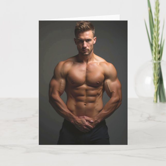 Manscape Greetings Card Karte (Vorderseite)