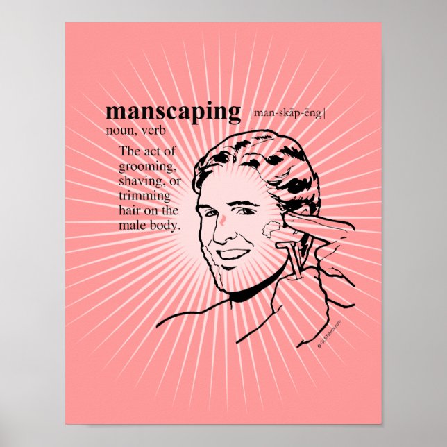MANSCAPING POSTER (Vorne)