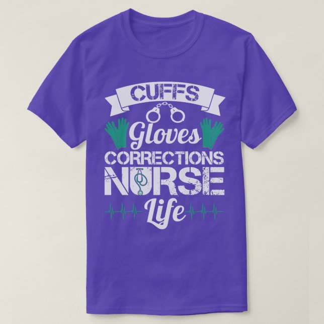 Manschette Handschuhe korrigieren Krankenleben T-Shirt (Design vorne)