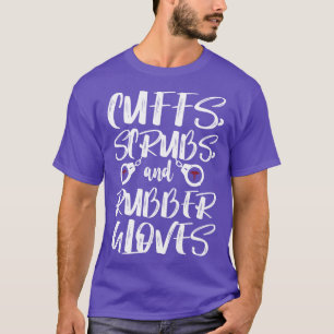 Manschette Rubbelhandschuhe T-Shirt