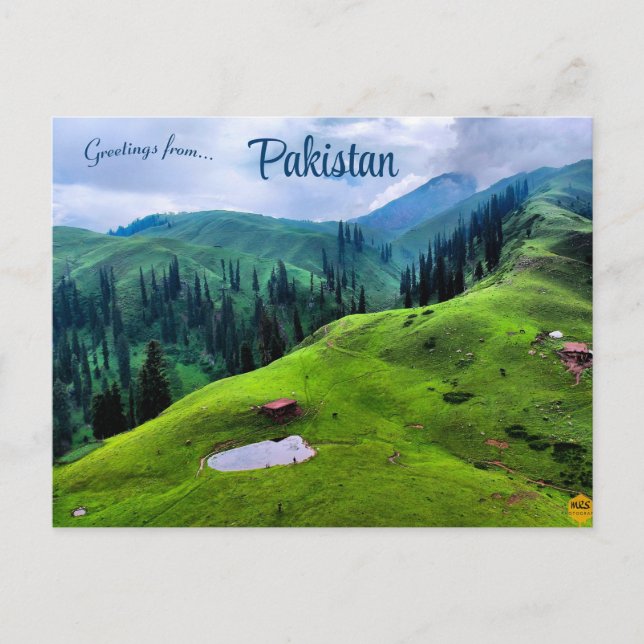 Mansehra Khyber Pakhtunkhwa Pakistan Postkarte (Vorderseite)