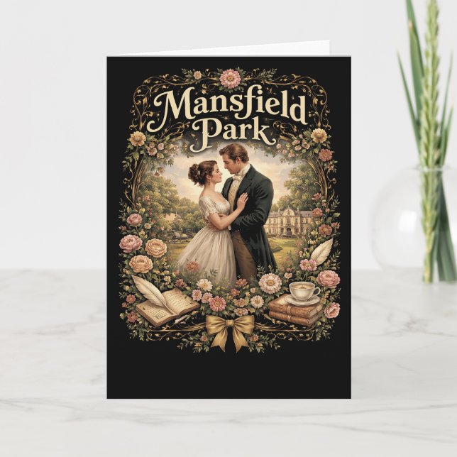 Mansfield Park Feiertagskarte (Vorderseite)