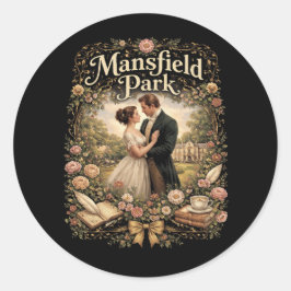Mansfield Park Runder Aufkleber