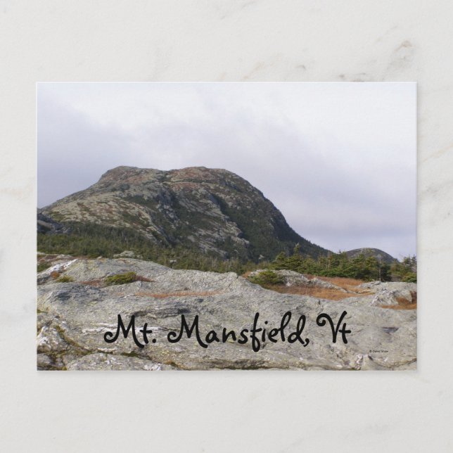 Mansfield, Vt Postkarte (Vorderseite)