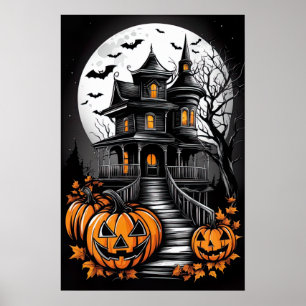 Mansion d'Ombres, Poster d'Halloween