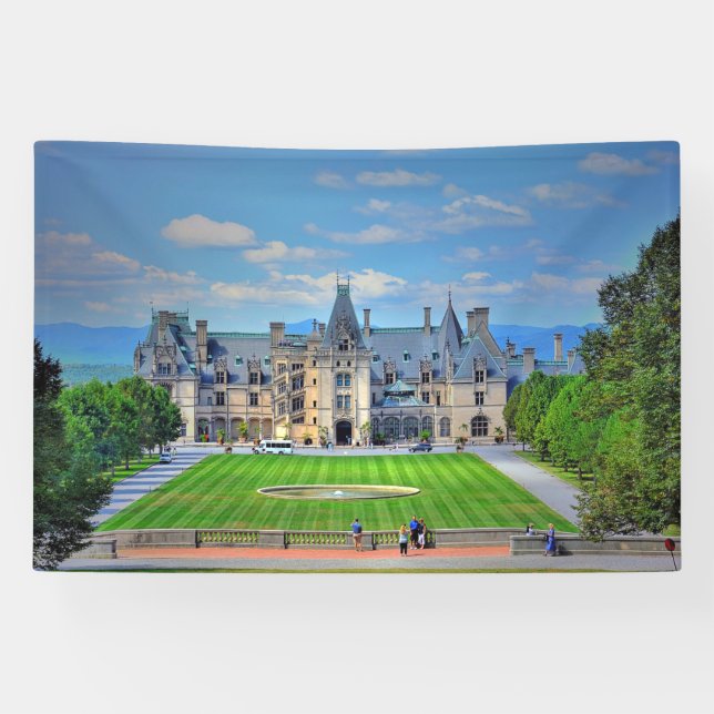 Mansion Wood Box-Zeichen Banner (Horizontal)