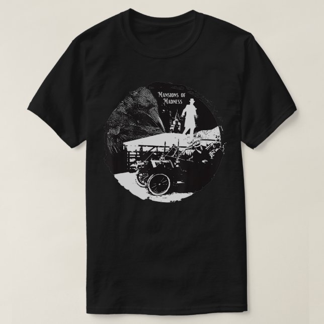 Mansions of Madness Board Game Design Tabletop Gam T-Shirt (Design vorne)
