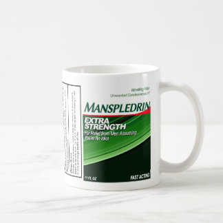 Manspledrin Mug | Mansplaining Relief for Feminist