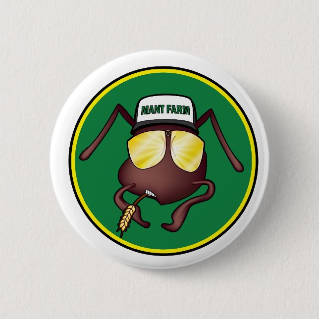 Mant Bauernhof der Knopf Button (Vorderseite)