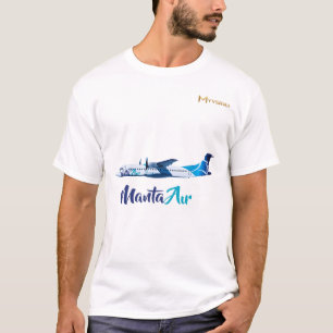 Manta Air ATR72 Flugzeug T-Shirt