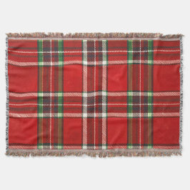 Manta Clásica a Cuadros Rojo Decke