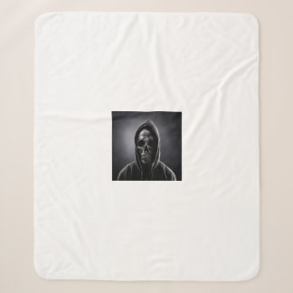 Manta de forro polar, santa muerte, la santa sherpadecke