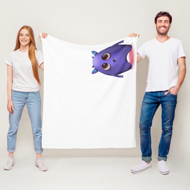 Manta de monstruito sorprendido fleecedecke (Beispiel)