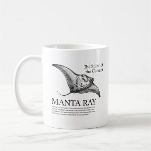 Manta Ray - Der Geist der Strömung Vintage Kaffeetasse