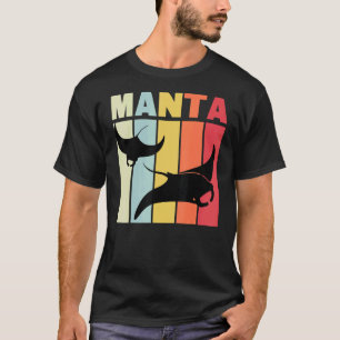 Manta Ray Devil Ray Stingray Diver Sea Creation T-Shirt