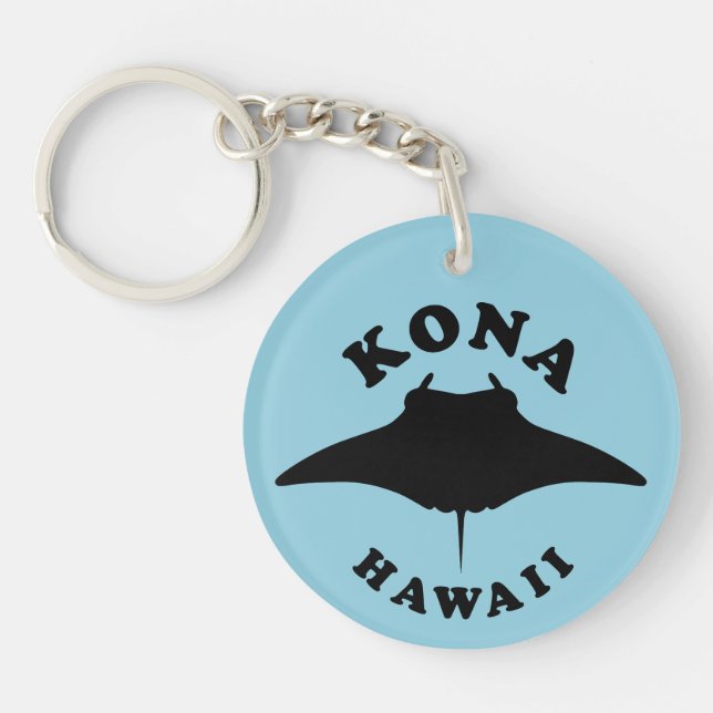 Manta Ray Diving in Kona, Hawaii Schlüsselanhänger (Vorderseite)
