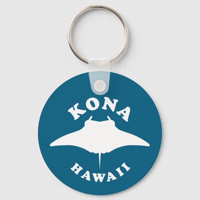Manta Ray Diving in Kona, Hawaii Schlüsselanhänger (Vorderseite)