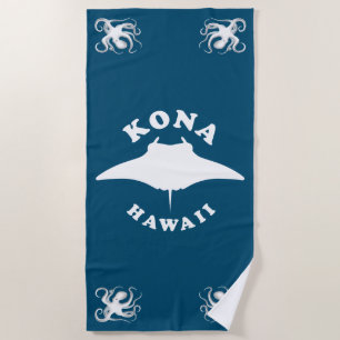 Manta Ray Diving in Kona, Hawaii Strandtuch