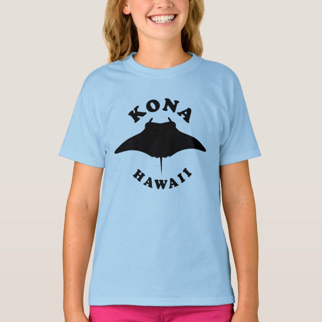 Manta Ray Diving in Kona, Hawaii T-Shirt (Vorderseite)