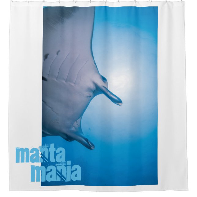 Manta ray duschvorhang (Vorderseite)