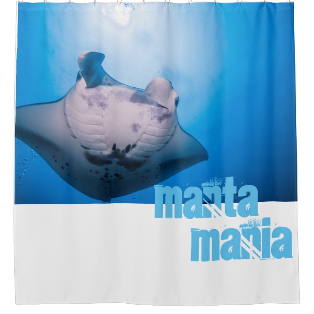 Manta ray duschvorhang (Vorderseite)