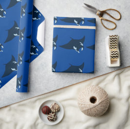 Manta Ray Geschenkpapier
