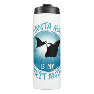 Manta Ray ist mein Geistestier Thermosbecher
