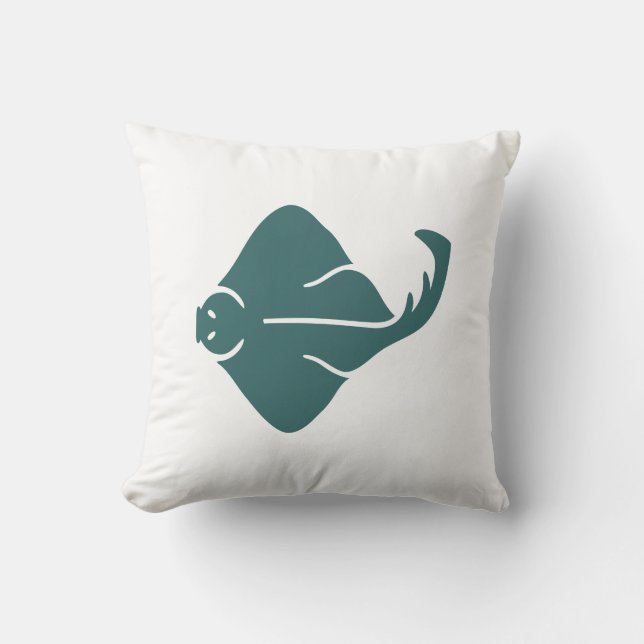 Manta Ray Kissen (Vorderseite)