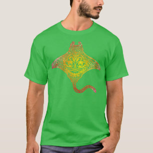 Manta Ray Maori Tribal Tattoos T-Shirt