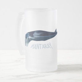 Manta Ray Mattglas Bierglas