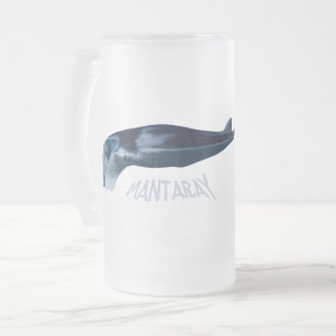 Manta Ray Mattglas Bierglas