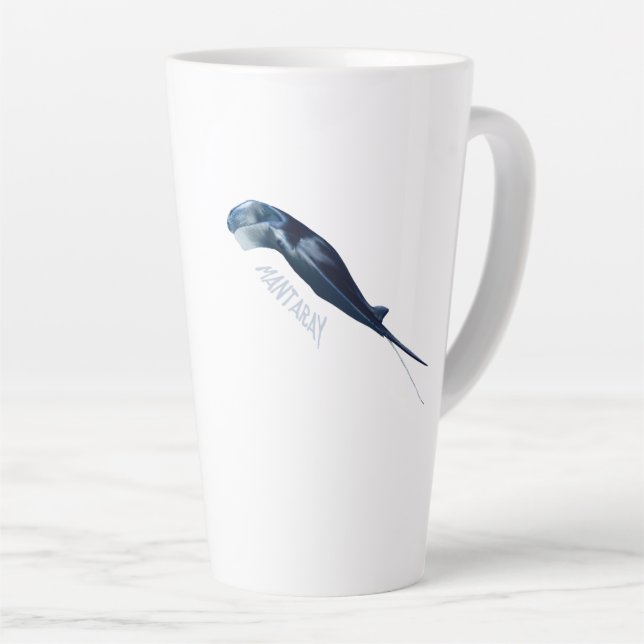 Manta Ray Milchtasse (Rechte Ecke)