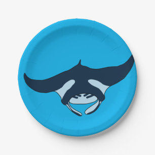 Manta Ray Pappteller