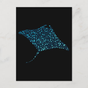 Manta Ray Postcard Postkarte