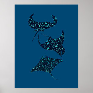 Manta Ray Poster