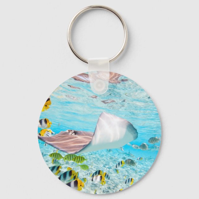 Manta Ray Schlüsselanhänger (Vorderseite)