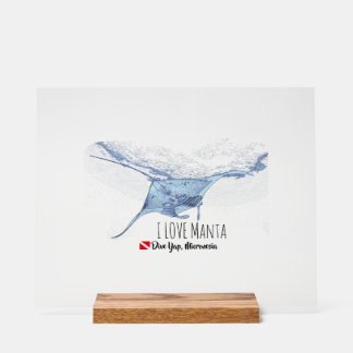 Manta Ray Silhouette