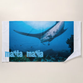 Manta ray strandtuch