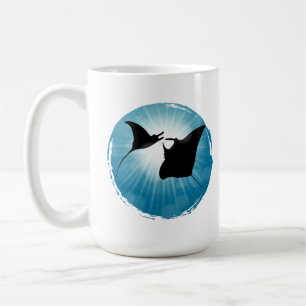 Manta Ray Underwater Aquatic Life Kaffeetasse