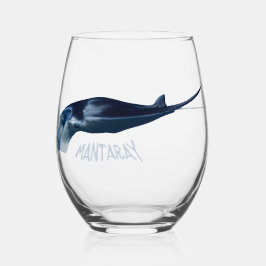 Manta Ray Weinglas Ohne Stiel
