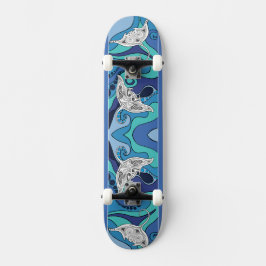 Manta Rays in Paradise Skateboard