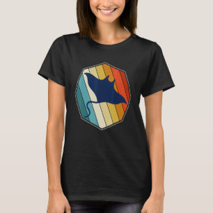 Manta Rochen Ozean Tier Tauchen Aquarium T-Shirt
