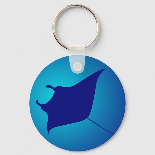 Manta Rochen ray Schlüsselanhänger (Vorderseite)