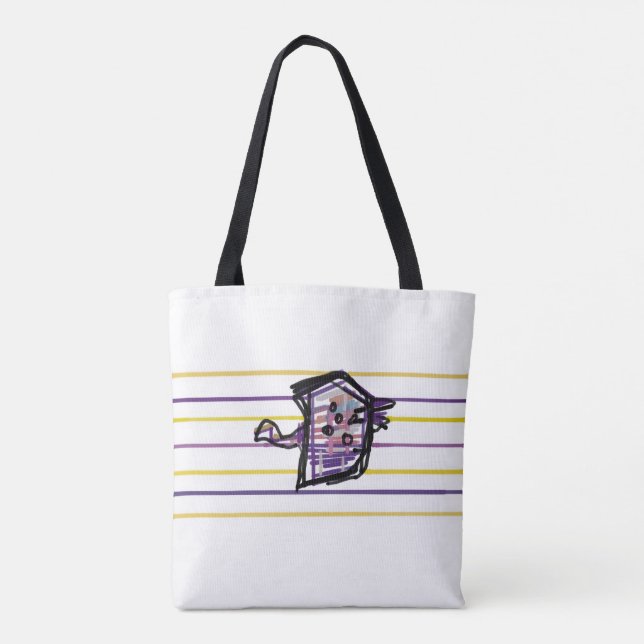 Manta-Rochen Sommerfreude Tasche (Rückseite)
