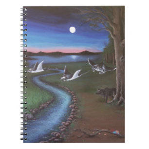 Manta-Röntgen-Landschaft-Notebook Notizblock