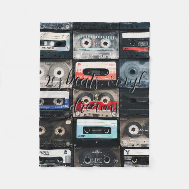 Manta vinilo 90s fleecedecke (Vorderseite)