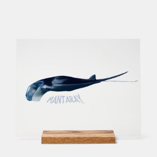 Mantarochen Acrylschild